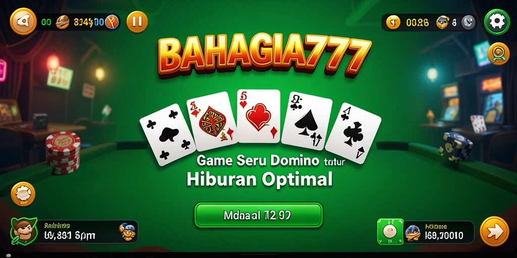 Tampilan seru gameplay BAHAGIA777 yang menantang dan mendebarkan.