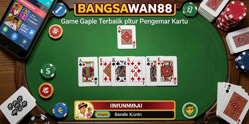 Tampilan screenshot gameplay seru BANGSAWAN88 dengan tema Gaple.