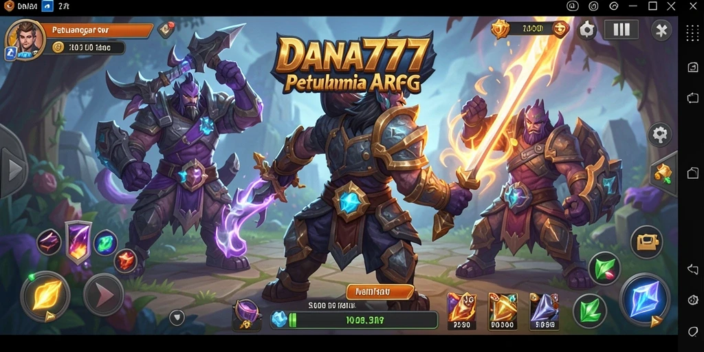 Screenshot DANA777 menampilkan aksi seru dalam pertempuran ARPG yang mendebarkan.