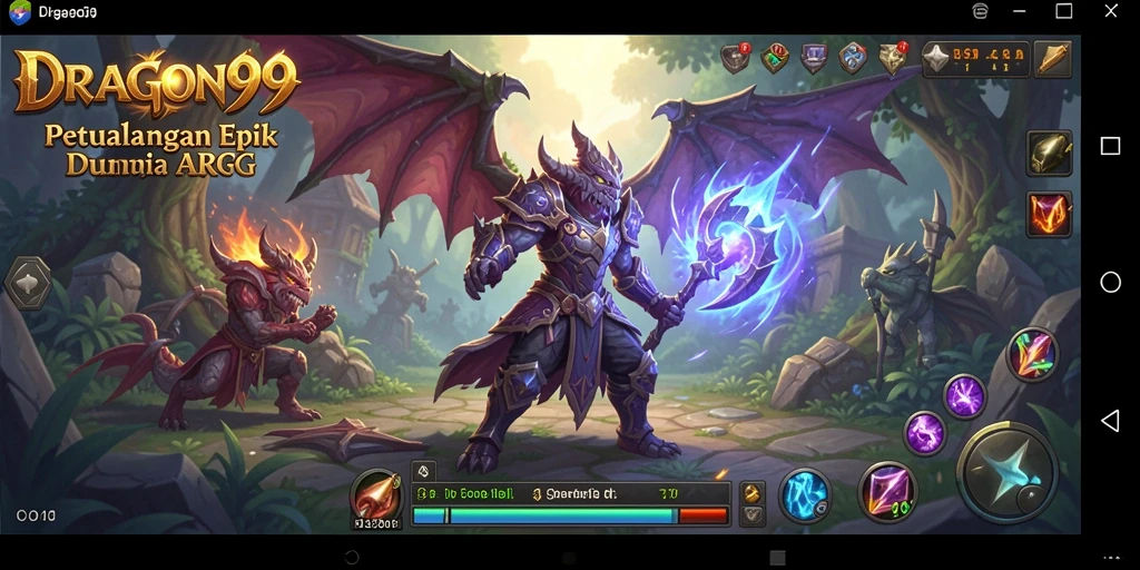 Gameplay seru dan petualangan epik dalam DRAGON99 ARPG.