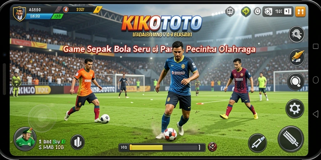 Tampilan menarik dari gameplay KIKOTOTO yang seru dan kompetitif.