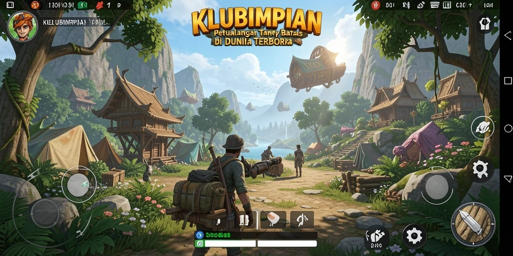 Tampilan gameplay menarik dalam dunia terbuka KLUBIMPIAN.