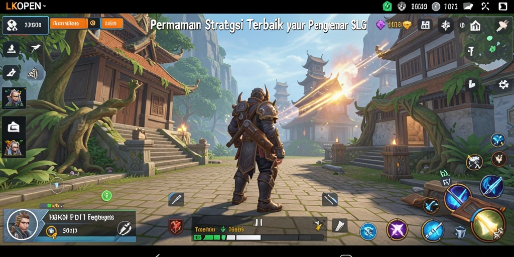 Tampilan gameplay LKOPEN yang menarik dan strategis.