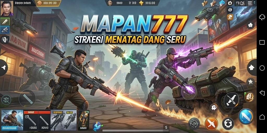 Tangkapan layar mencolok dari gameplay MAPAN777 dengan aksi strategi yang intens.