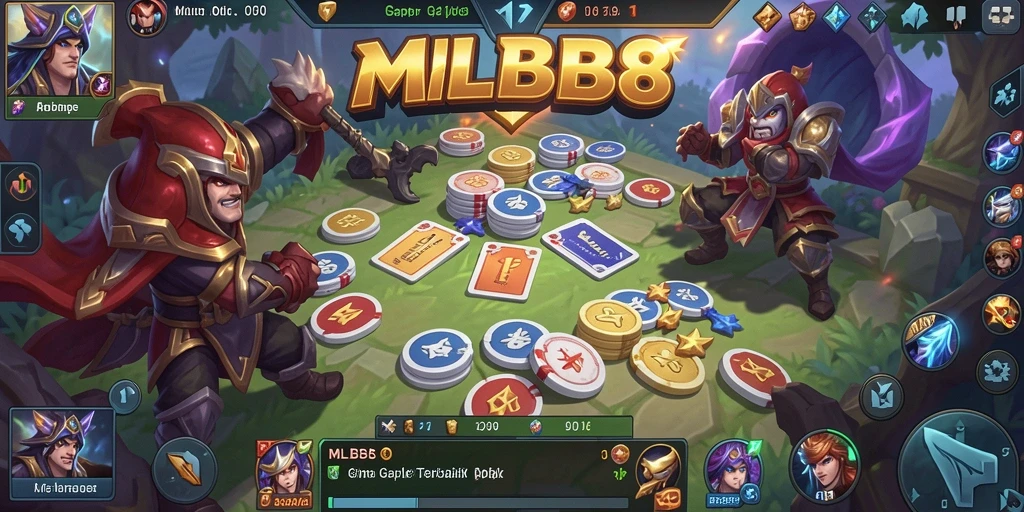 Gameplay menarik dari MLBB8 dengan elemen Gaple yang seru.