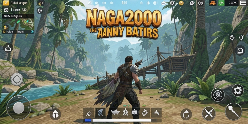 Screenshot luar biasa dari gameplay Open World NAGA2000 yang menampilkan petualangan seru.