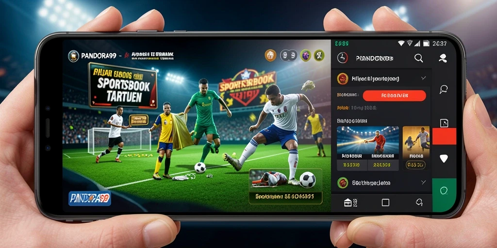 Screenshot dari gameplay PANDORA99 menunjukkan antarmuka yang intuitif dan menarik.
