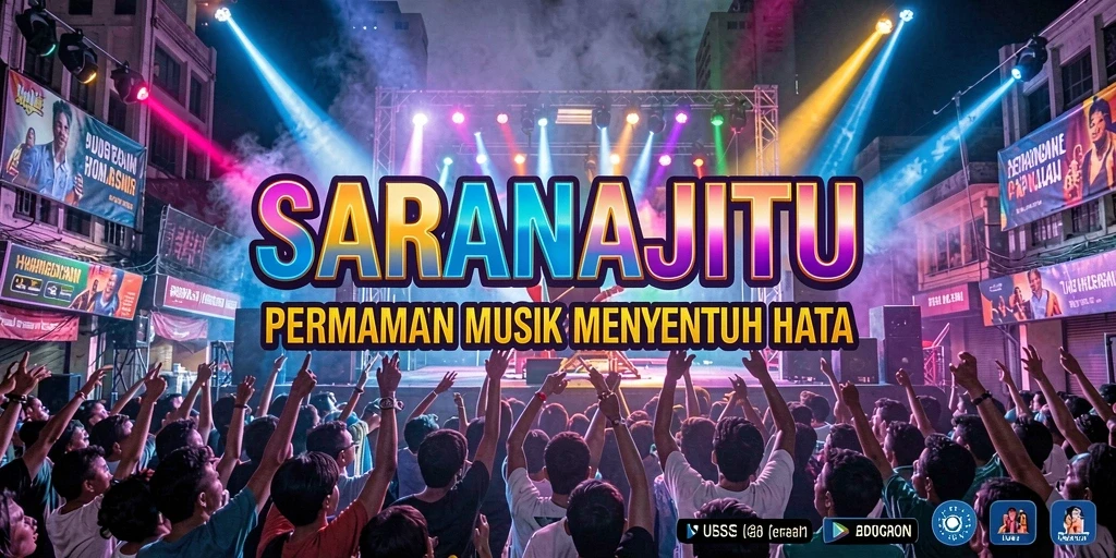 Tampilan gameplay menarik dari SARANAJITU yang penuh warna dan dinamis.