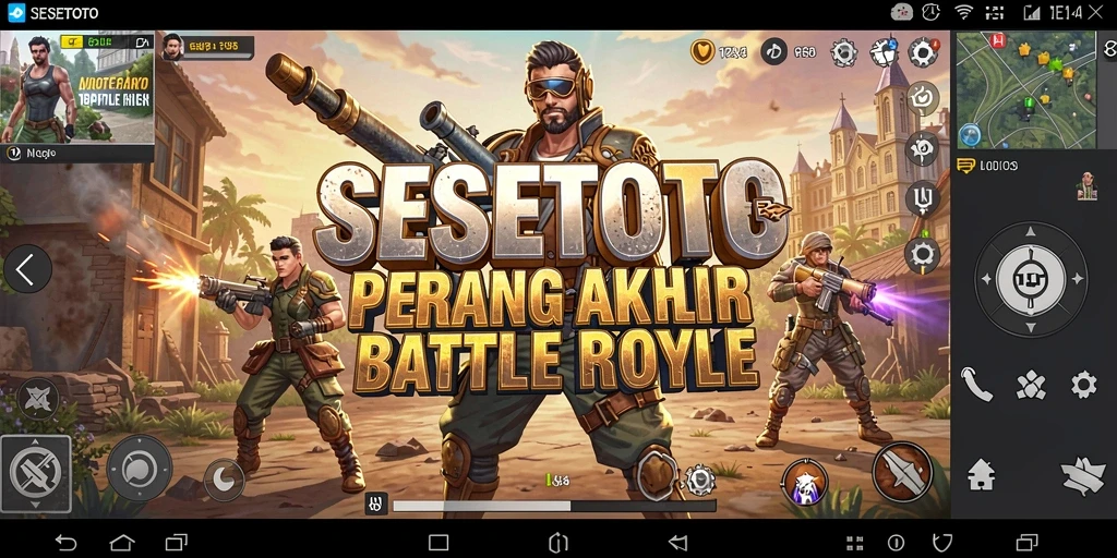 Gameplay seru di medan tempur <strong>SESETOTO</strong> dengan banyak aksi.